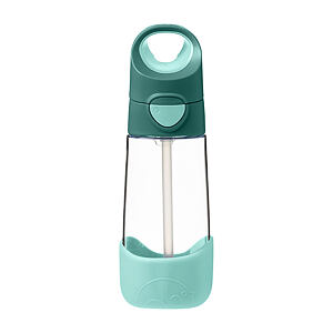 b.box Lahev na pití s brčkem 450 ml - emerald forest