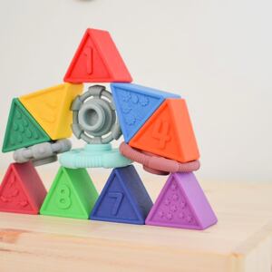 Jellystone Designs Skládací hračka Triblox - duhová