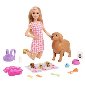 Mattel Barbie Novorozená štěňátka