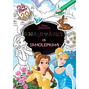 Jiri Models Omalovánky se samolepkami A4 Princezny