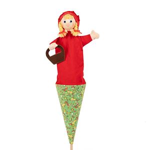 Moravská ústředna Karkulka s copy 55cm 3v1, korn