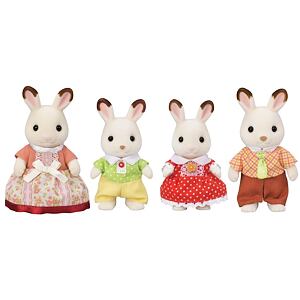 Sylvanian Families Rodina "chocolate" králíků