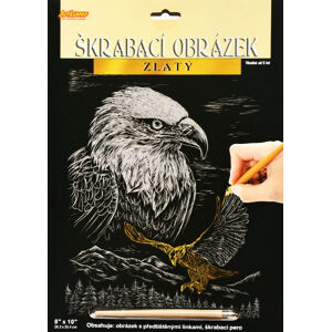 ArtLover Škrabací obrázek zlatý, více druhů