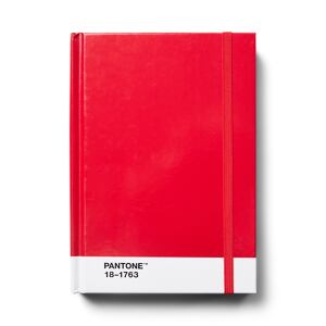 PANTONE Zápisník tečkovaný, vel. S - Red 18-1763