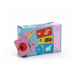 DJECO Duo Puzzle Tvary zvířátek