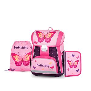 Oxybag Školní set 3ks PREMIUM Motýl