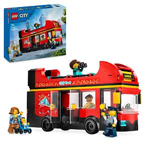 LEGO® City 60407 Červený dvoupodlažní vyhlídkový autobus