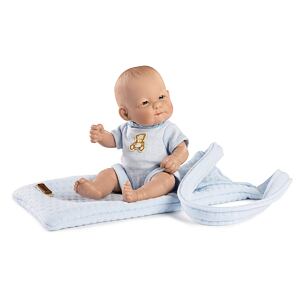 Guca NEW BORN CHLAPEČEK realistická panenka miminko s celovinylovým tělem 25 cm