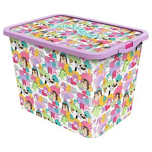 Squishmallows STOR úložný box s víkem - 23 L
