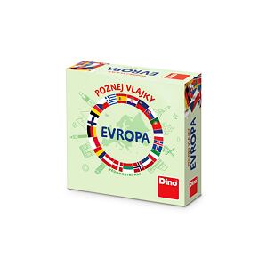 Dino Poznej vlajky Evropa Cestovní hra