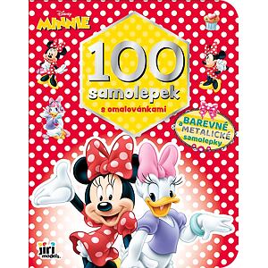 Jiri Models 100 samolepek s omalovánkami Minnie