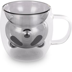 LAMART VASO Set 2ks bear hrneček černý 250ml