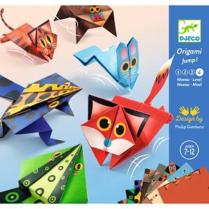 DJECO Origami vyskakovací zvířátka