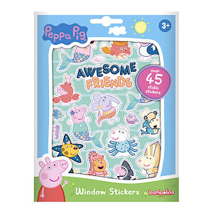 Lowlands Peppa Pig Samolepky na okna