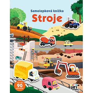 Jiri Models Samolepková knížka Stroje
