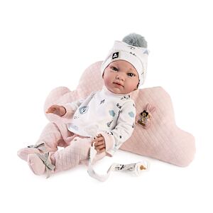 Guca 944 New BORN HOLČIČKA  - realistická panenka miminko s celovinylovým tělem - 42 cm