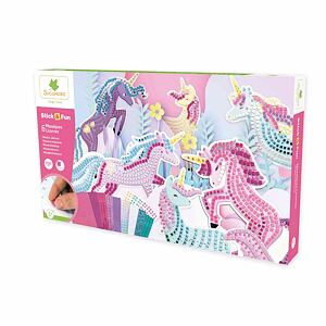 Sycomore Stick & Fun XXL kreativní sada - mozaika - jednorožci