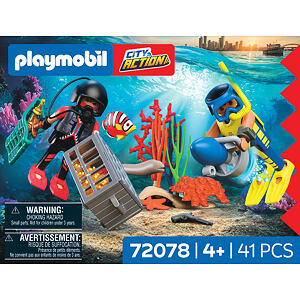 Playmobil Policejní potápěč s pokladem