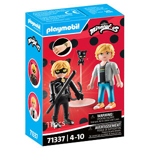 Playmobil Kouzelná Beruška a Černý kocour: Adrien & Černý kocour