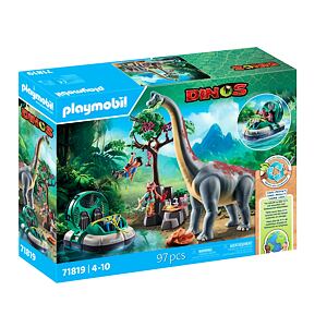 Playmobil Brachiosaurus a vznášedlo