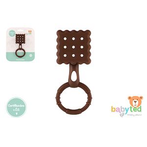 Babyted Chrastíček keksík chrastítko silikon 13x5cm