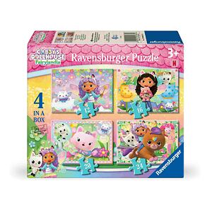 Ravensburger Gábinin kouzelný domek Puzzle 4 v 1