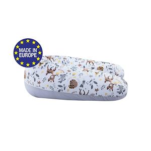 Bomimi ADOS kojící polštář 150x30, lesní zvířátka, béžová