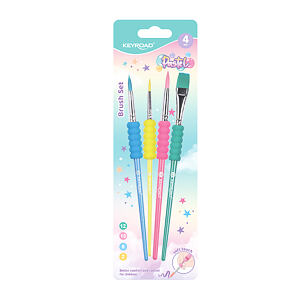 KEYROAD Sada štětců pastel, pěnový úchop