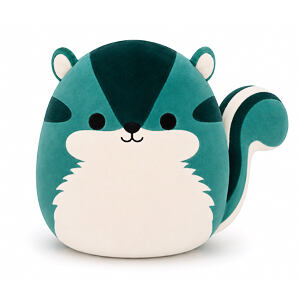 SQUISHMALLOWS Smaragdově zelený čipmank - Batiste, 30 cm