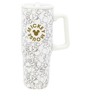 Mickey Mouse Termohrnek s brčkem a uchem 920 ml