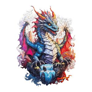 RECENTTOYS Dřevěné puzzle - Drak