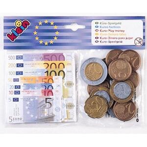 Klein Euro bankovky a mince