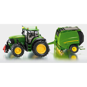 Siku John Deere traktor s balíkovačkou