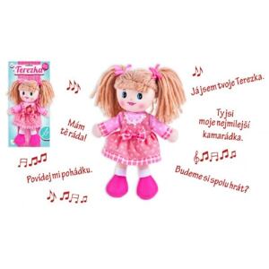 Teddies Panenka hadrová Terezka 30cm česky mluvící