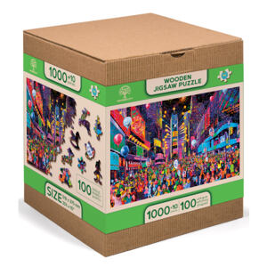 Wooden City Dřevěné puzzle XL,1010 dílků, Nový rok