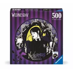 Ravensburger Kruhové puzzle: Wednesday 500 dílků
