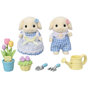 Sylvanian Families Květinový set a sourozenci Flora králíků