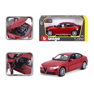 Bburago 1:24 Plus Alfa Romeo Giulia (2016) Metallic Red