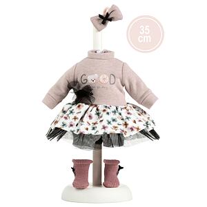 Llorens P535-49 Obleček pro panenku velikosti 35 cm s doplňky