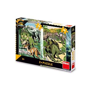 Dino Jurský svět Puzzle 24+48 dílků