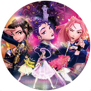 Ravensburger Kruhové puzzle: K-pop: Lovkyně démonů Puzzle 500 dílků