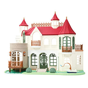 Sylvanian Families Vila s červenou střechou u řeky