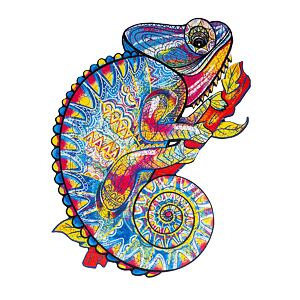 RECENTTOYS Dřevěné puzzle - Chameleon
