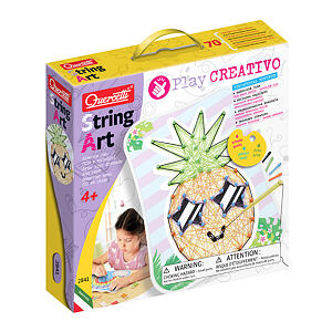 Quercetti Play Creativo String Art Fancy – kreslení pomocí nití a kolíčků