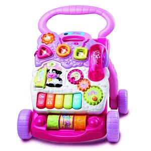 Vtech Chodítko Uč se a poznávej, růžové CZ