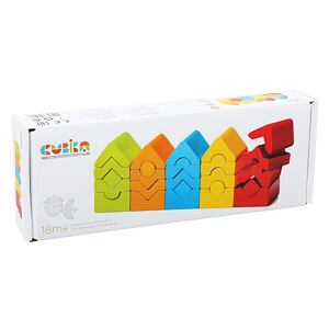 Cubika Sada 5 věží LD-13 - dřevěná skládačka 25 dílů