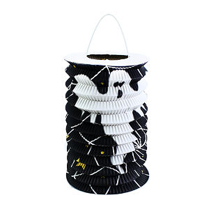 Rappa Lampion černý Halloween duch 15 cm