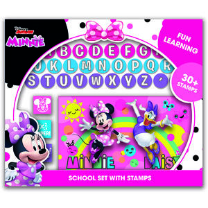 Jiri Models Školní set s razítky Minnie