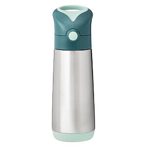 b.box Termoska na pití s brčkem 500 ml - emerald forest