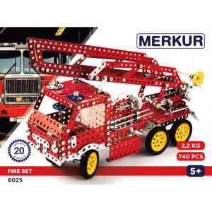 Merkur Fire Set, 708 dílů, 20 modelů